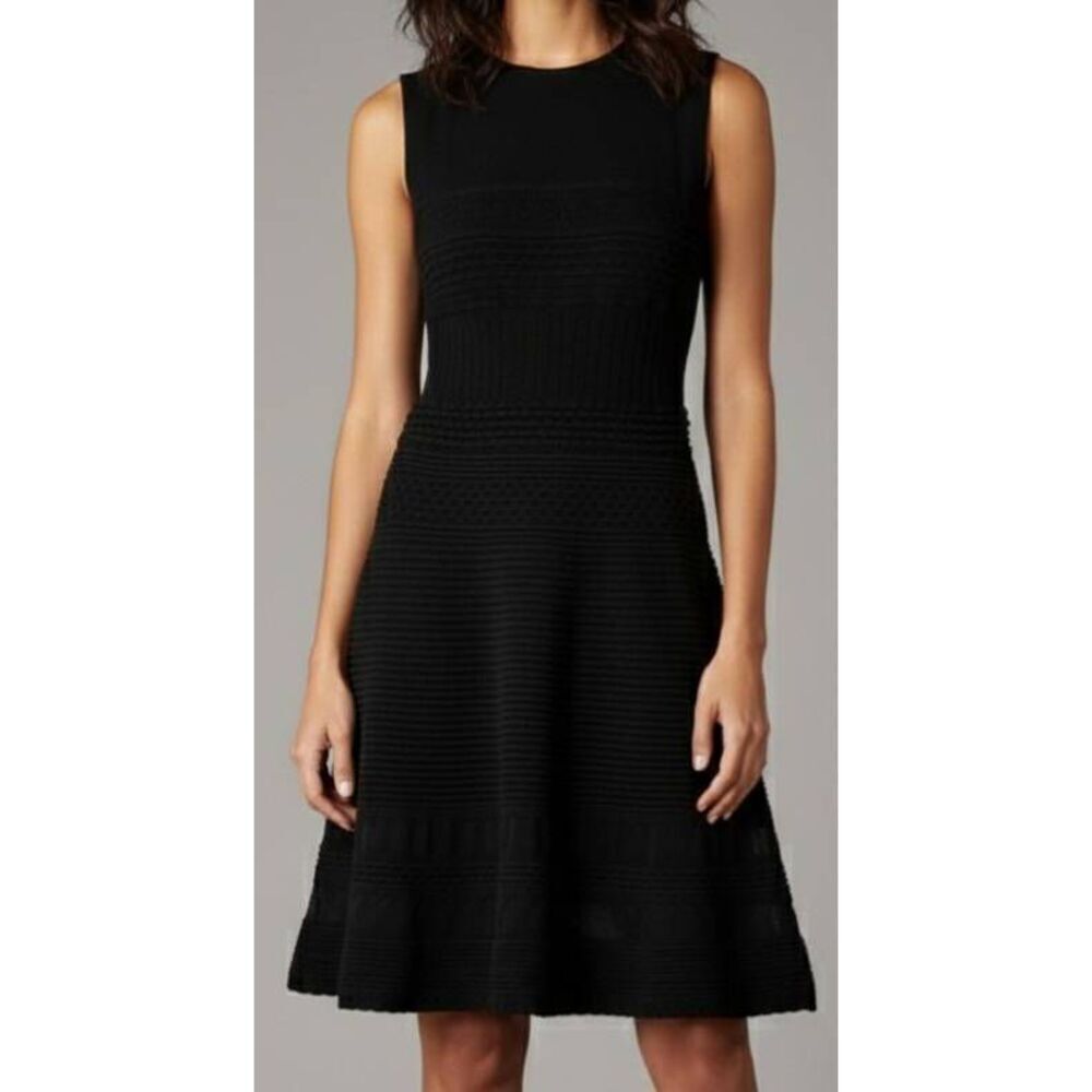 Missoni women's xsmall black evening dress ribbed flare stretch dainty Coquette
